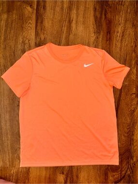 Nike Women’s Bright Orange Short Sleeve Performance Tee